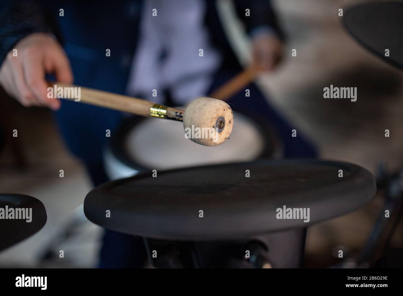 percussioni, percussioni in azione Foto Stock