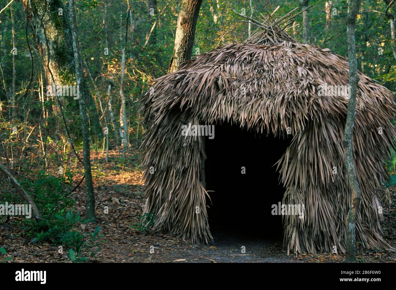 Timucuan Lodge, Fort Caroline National Monument, Florida Foto Stock