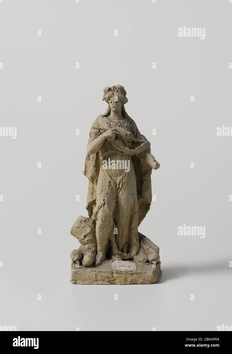 Art De Kunst Object Type : beeldhouwwerk Objectnummer: BK-18794-B fabbricante : beeldhoewer: Eugène Lacomblé datazione: 1800 - 1900 Materiale: KLI dimensioni: H 19 cm. × b 9 cm. × d 5,3 cm. Foto Stock