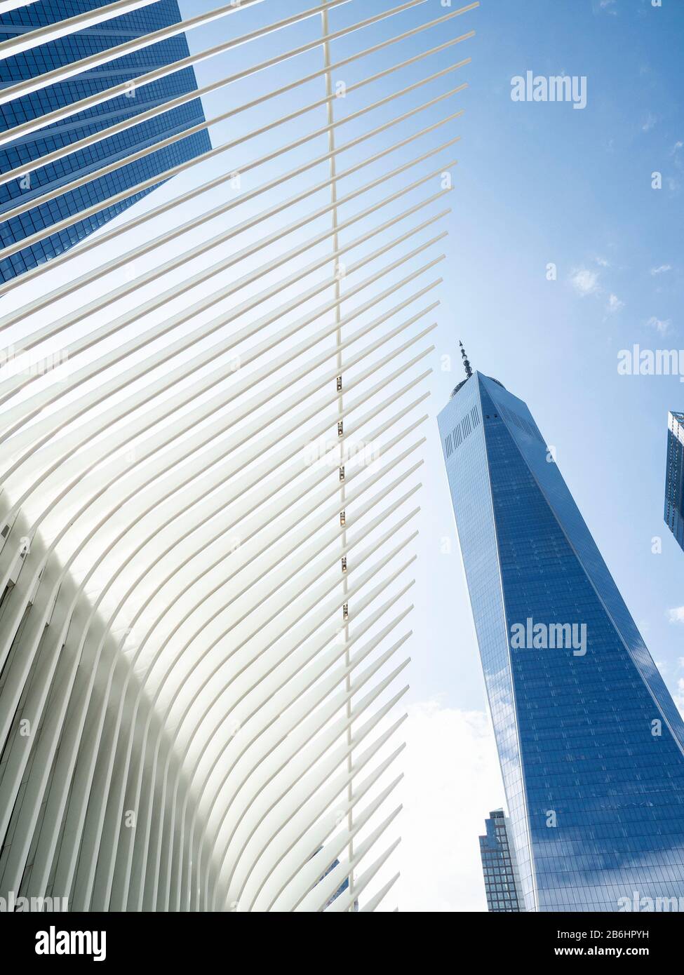 Freedom Tower E Oculus, New York City Foto Stock