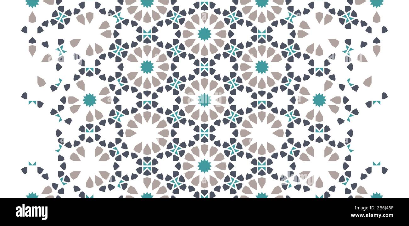Ramadan decor. Arabesque, modello vettoriale del marocco Illustrazione Vettoriale