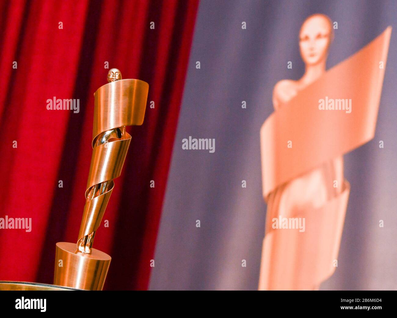 Berlino, Germania. 11th Mar, 2020. Il film premio Lola all'annuncio delle candidature per il Premio del Film tedesco. La German Film Academy ha annunciato in un live streaming che è nominato per un credito Lola: Jens Kalaene/dpa-Zentralbild/ZB/dpa/Alamy Live News Foto Stock