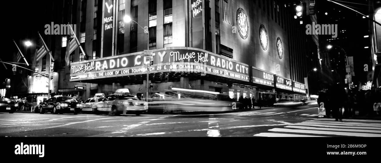 Manhattan, Radio City Music Hall, Nyc, New York City, New York State, Usa Foto Stock