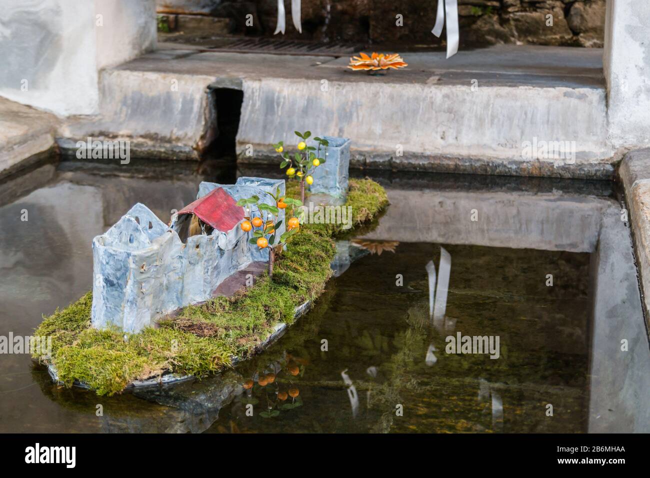 Istantanee della festa degli agrumi a Cannero Riviera, Verbania, Lago maggiore, Piemonte, Italia Foto Stock