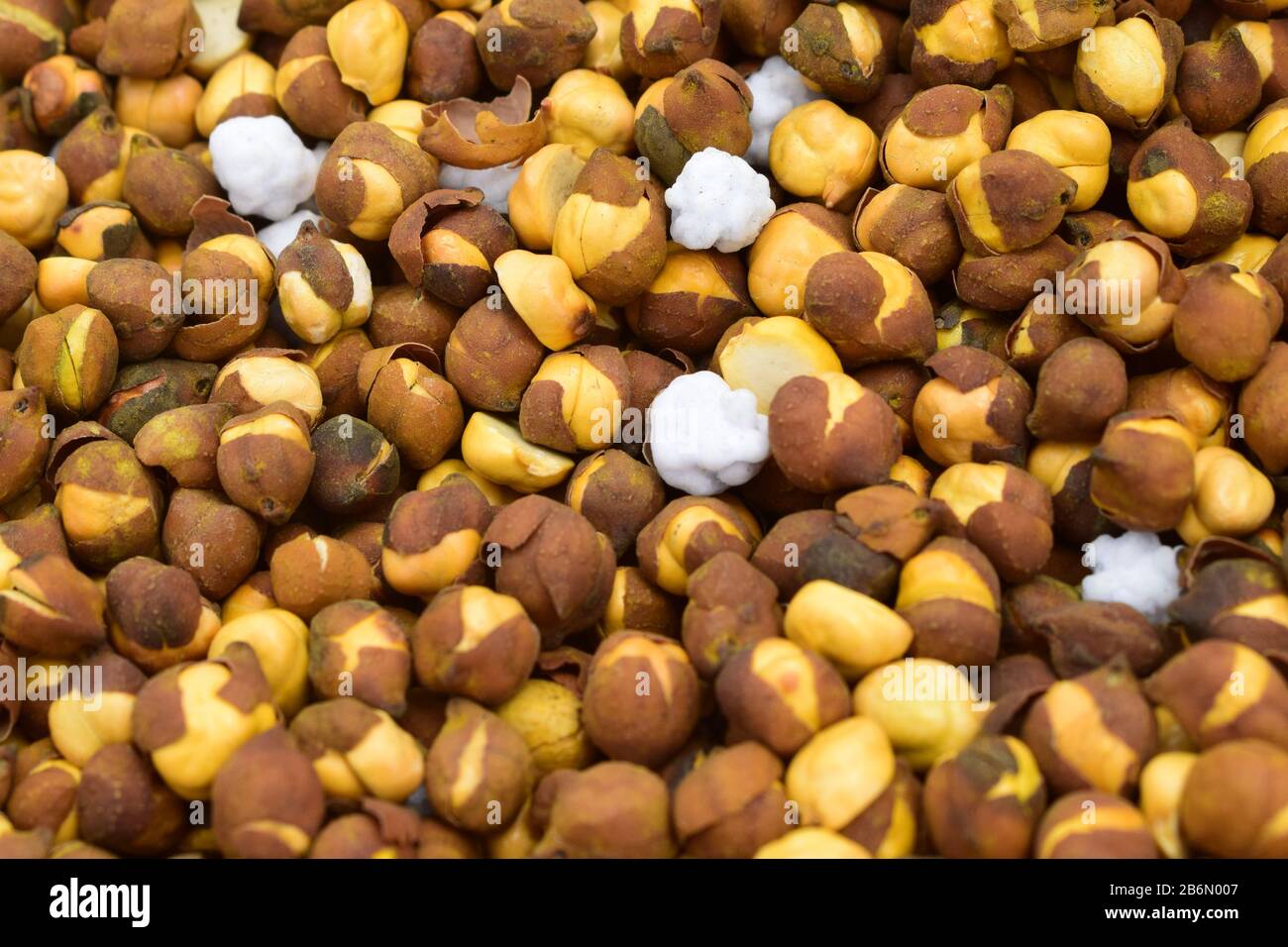 Chickpea / chana arrosto conosciuto come Pakistan o Phutana in Hindi Foto Stock