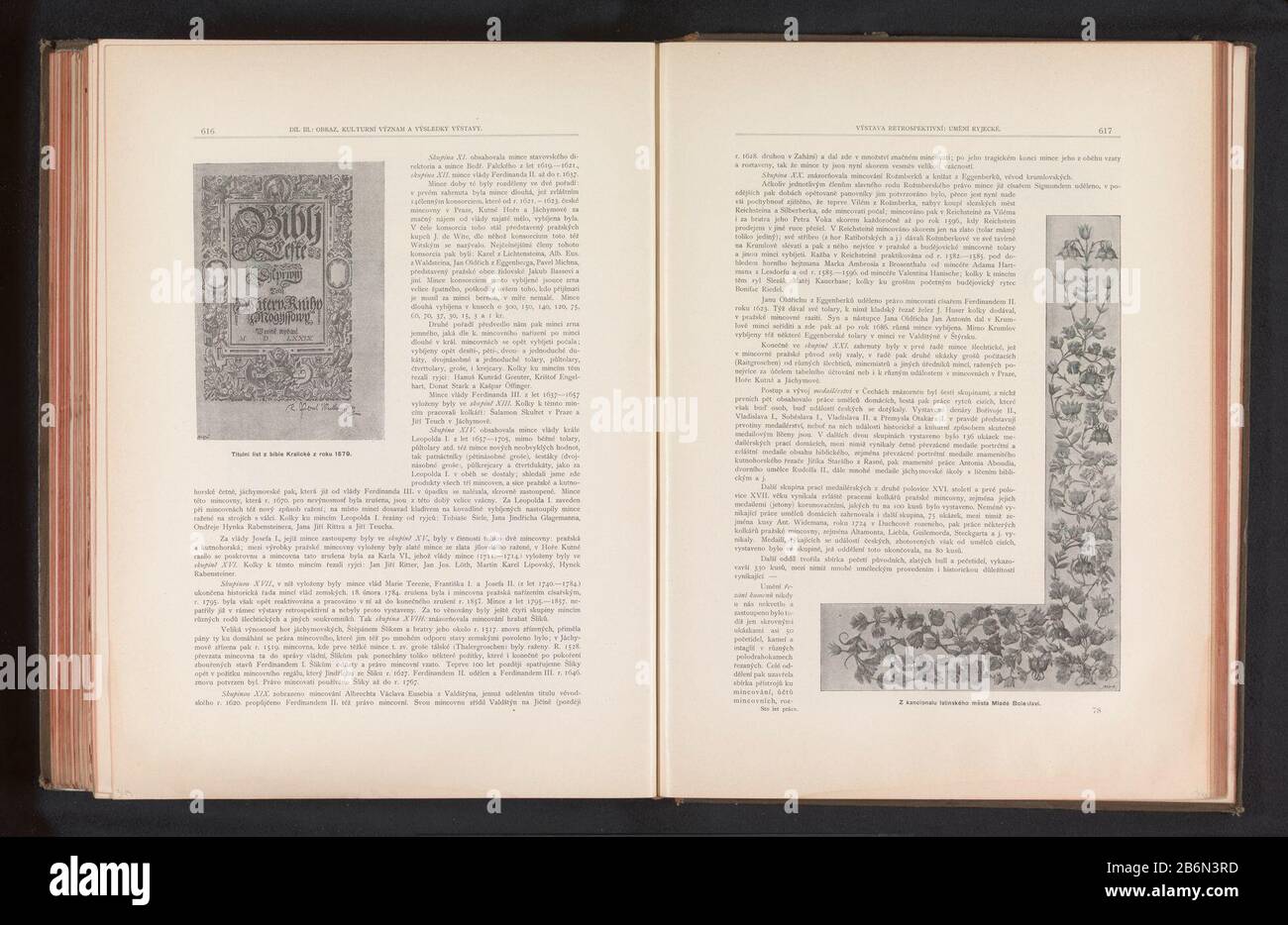 Riproduzione di foto di una pagina del titolo del re James BijbelTitulni list z bible Kralické z roku 1579 (title object) Property Type: Photomechanical print page Item number: RP-F 2001-7-749B-343 fabbricante : fotografo: Anoniemclichémaker : Carl Bellmann a stampare da: Anonymous location manufacture: Prague Dating: CA. 1891 - in o davanti 1895 Materiale: Carta Tecnica: Autotipia dimensioni: Immagine: H 138 mm × b 94 mmToelichtingPrent a pagina 616. Oggetto: Titolo-pagina della Bibbia Foto Stock