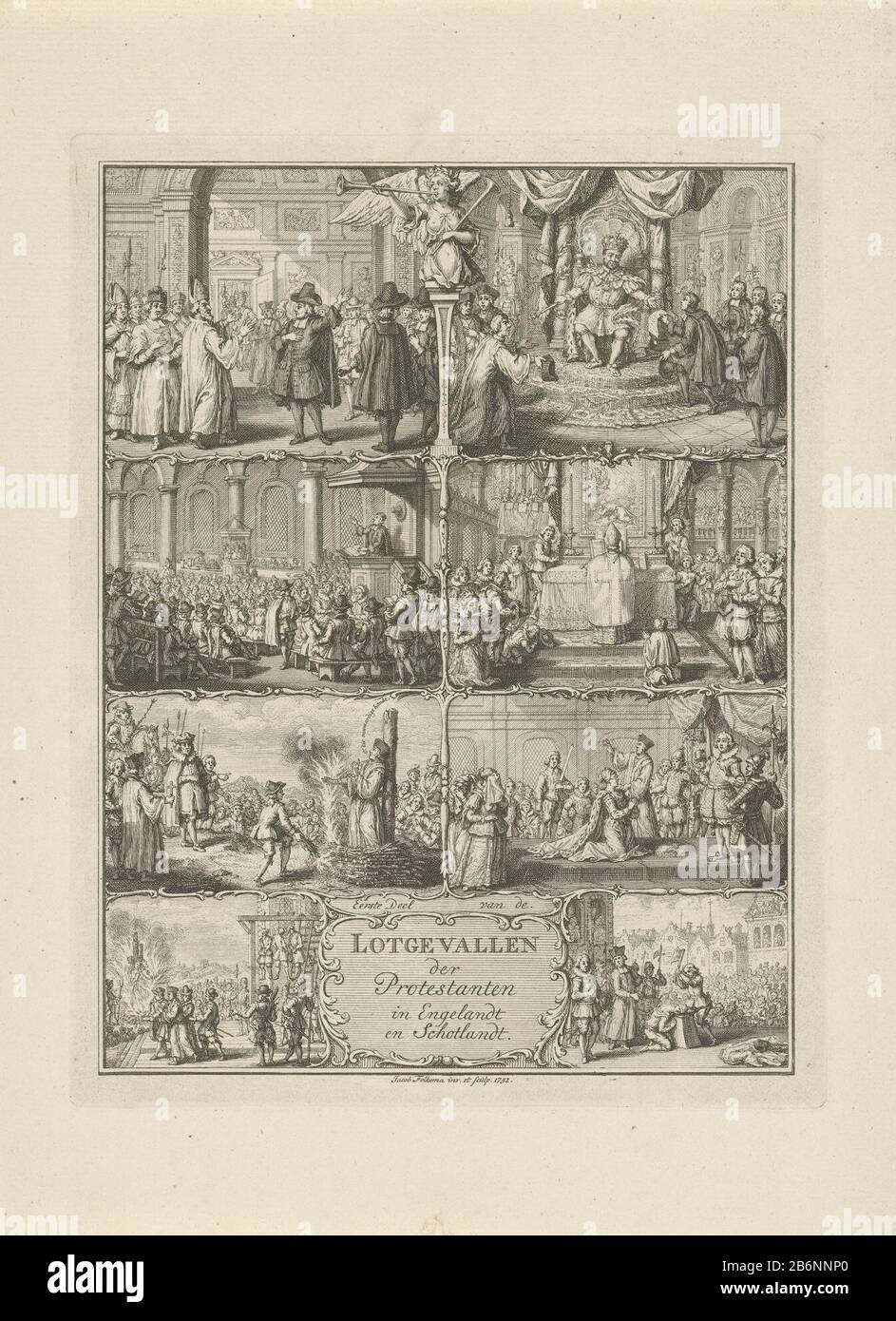 Geleerden bij de uitlegging van de brief van Paulus aan Tito Titelpagina voor G Oudhof, De Brief van den apostel Paulus geschreeven aan Tito verklaard, Amsterdam 1704 in primo piano sono due uomini che si piegano su una mappa di Creta, sullo sfondo ci sono diversi uomini intorno a un tavolo con un libro. Giusto una performance con Cristo un uomo che inginocchia zegent. Produttore : stampatore: James Baptist (proprietà elencata) disegnare: Jan Goeree (edificio elencato) editore: Gerardus Bostius (proprietà elencata) Luogo produzione: Amsterdam Data: 1704 caratteristiche Fisiche: Engra e materiale di incisione: Paper Tech Foto Stock