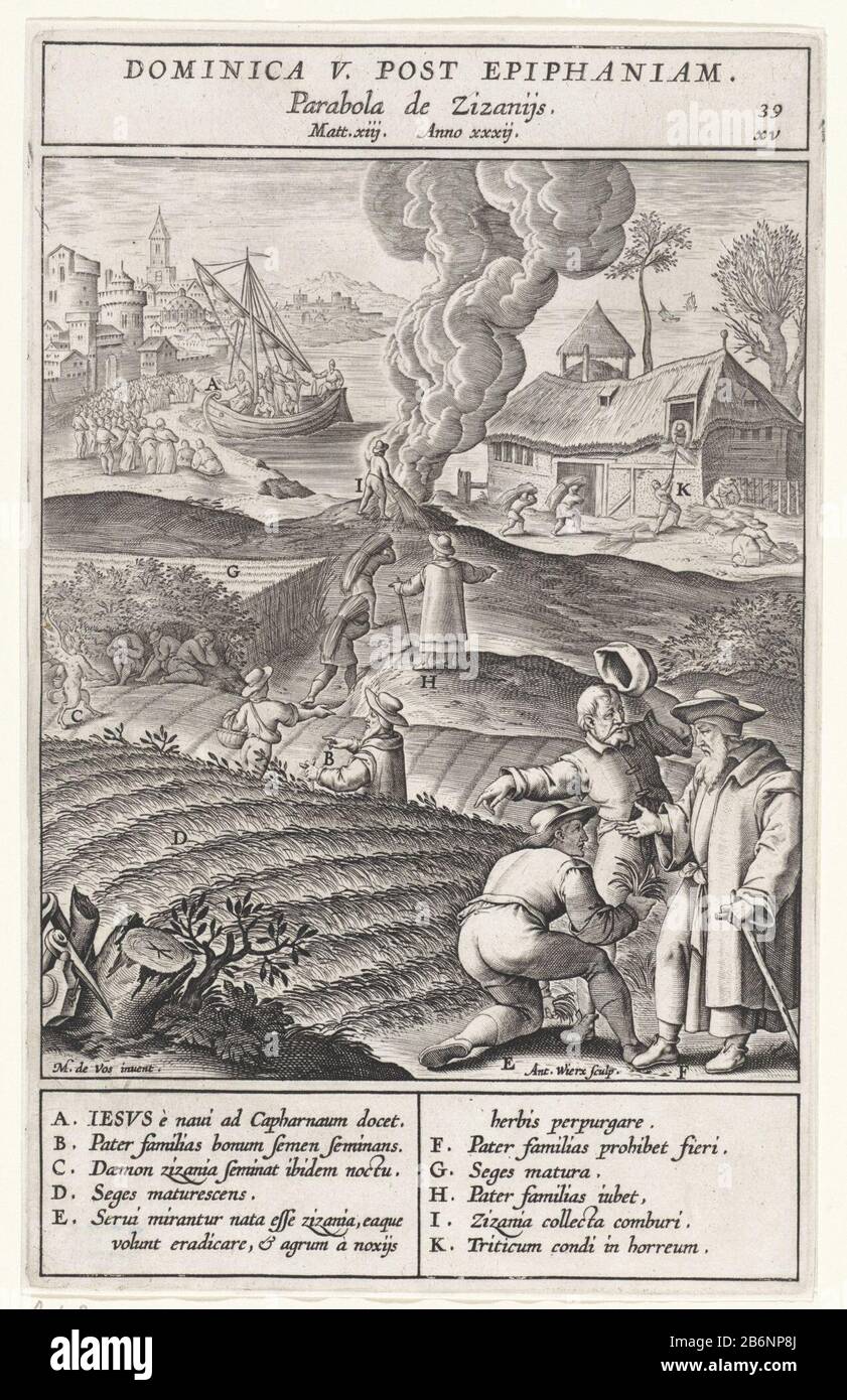 Vari Marg Gelijkenis van het onkruid tussen het graan Dominica V Post Epiphaniam ...