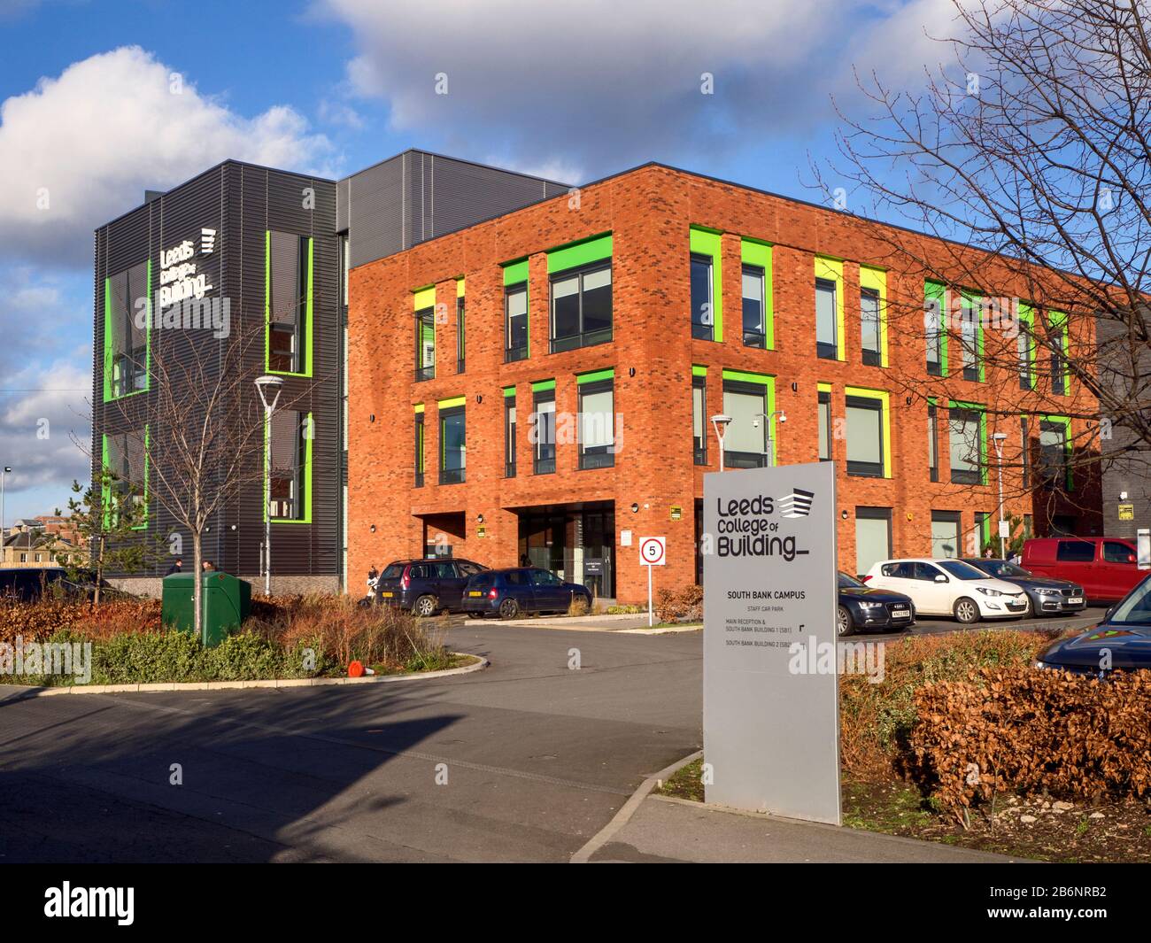 Leeds College Of Building South Bank Campus Leeds West Yorkshire England Foto Stock