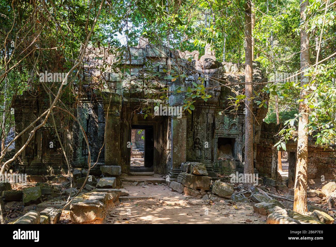 Tempio Ta Som In Cambogia Vicino Angkor Wat Foto Stock