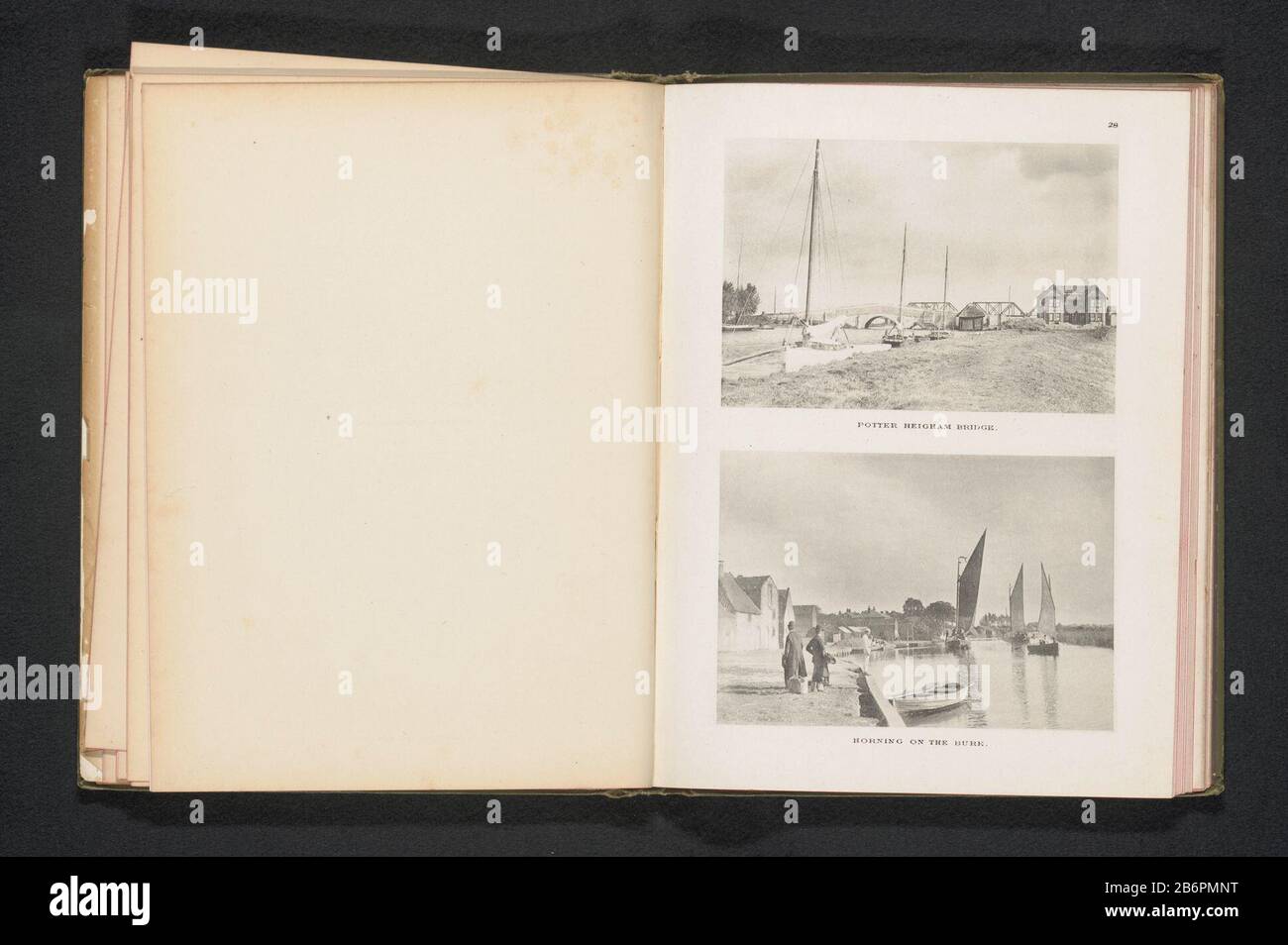 Gezicht op de Potter Heigham Bridge Potter Heigham Bridge (titel op Object) Vista del Potter Heigham Bridge Potter Heigham Bridge (title Object) tipo Di Proprietà: Fotomeccanica stampa pagina numero articolo: RP-F 2001-7-1162-54 Produttore : fotografo: John Payne Jenningsclicichémaker: Ashtead Standing Photo Printing Luogo Di Lavoro fabbricazione: Potter: Creatore di foto: ca. 1886 - in o davanti 1891 Materiale: Carta Tecnica: Leggera pressione dimensioni: Immagine: H 78 mm × W 115 mmToelichtingPrent a pagina 28. Oggetto: Paesaggi del ponte con acqua, capperi d'acqua, paesaggi marini (i Foto Stock