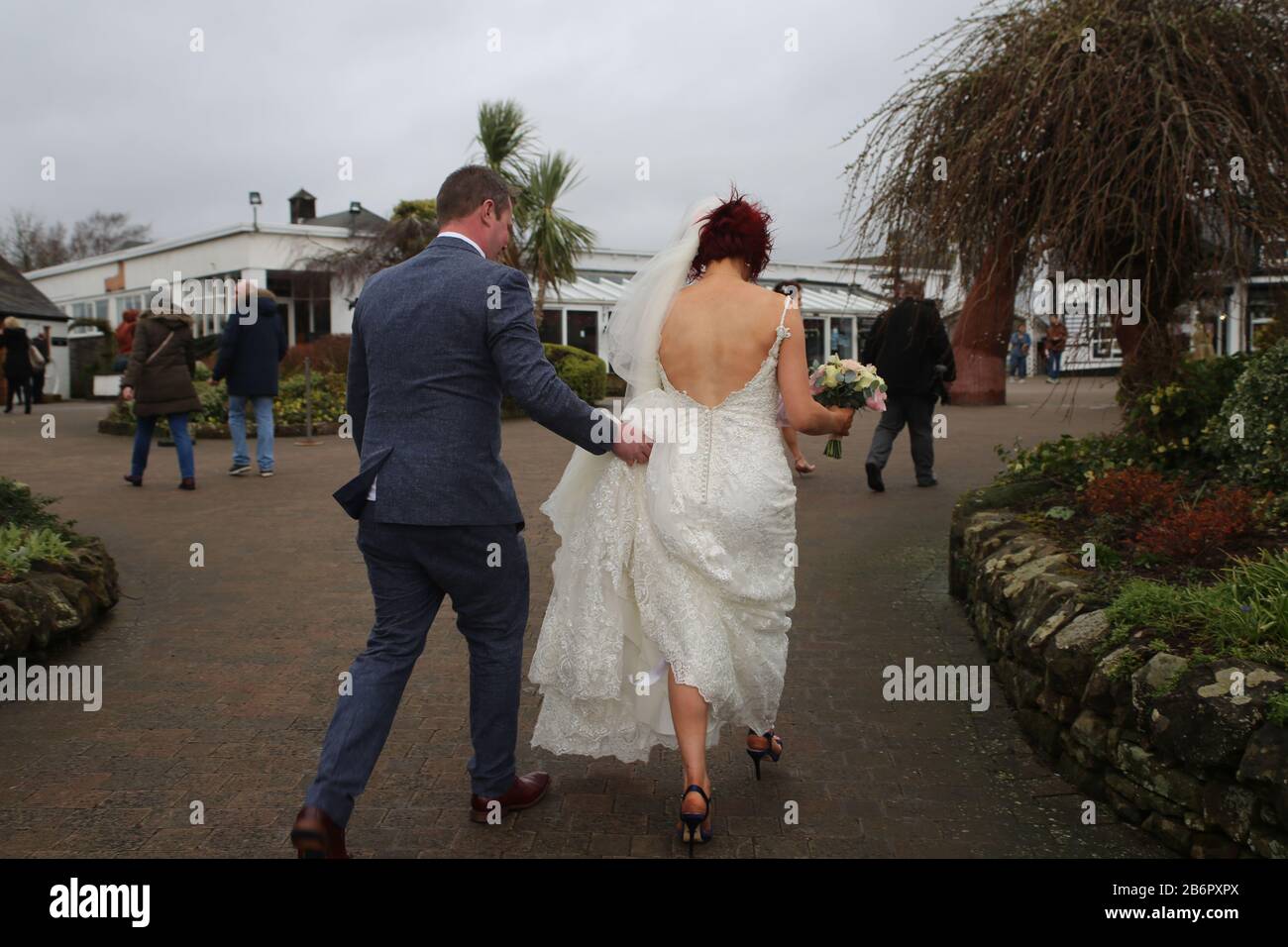 Mariage de Jolene et Andrew Jenkins / Jolene e il matrimonio di Andrew Jenkins Foto Stock