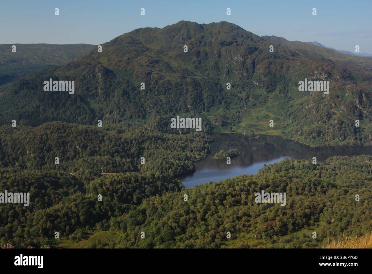 Una splendida vista sulle Highlands scozzesi Foto Stock