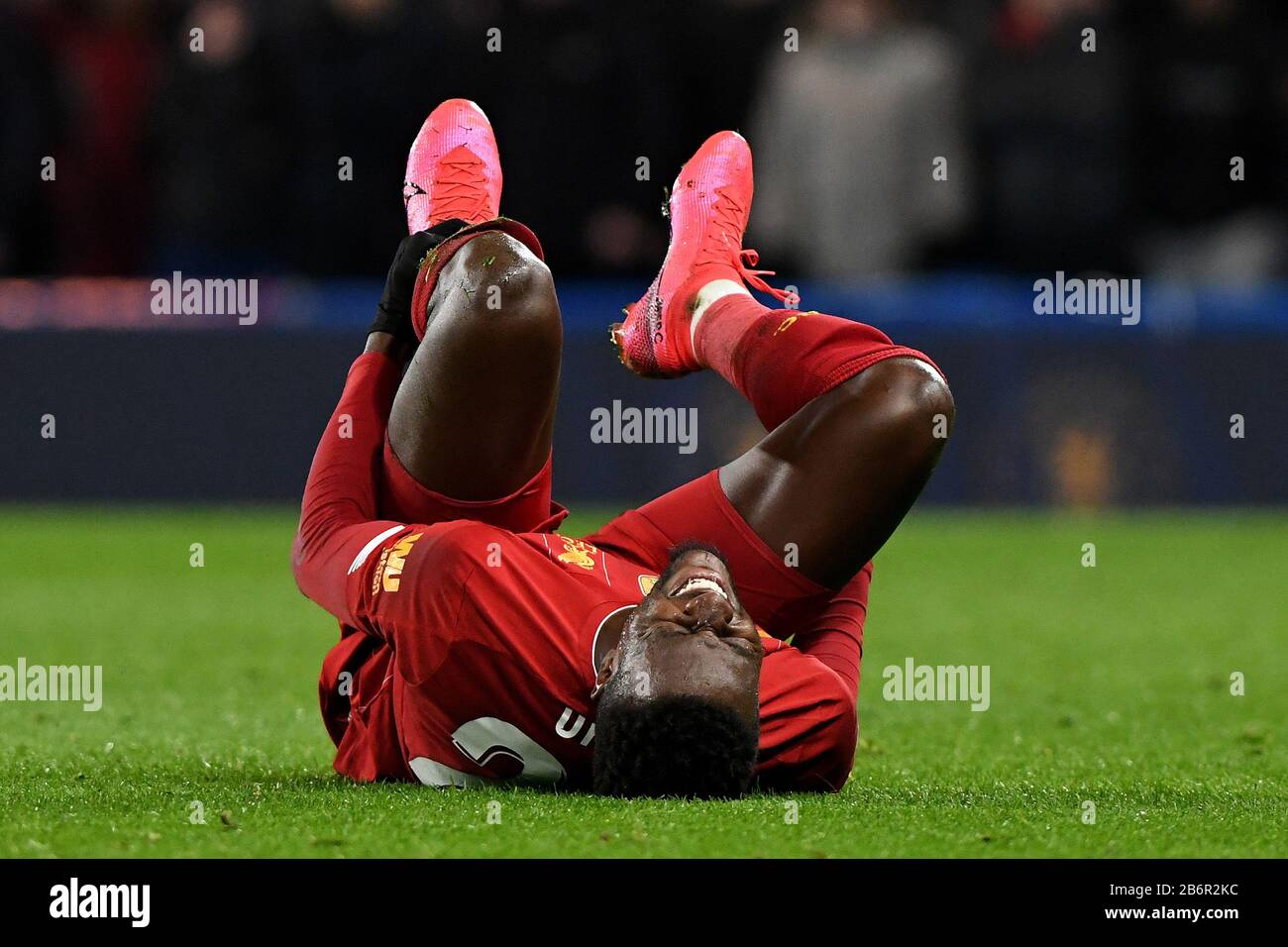 Divock Origi di Liverpool - Chelsea v Liverpool, The Emirates fa Cup Fifth round, Stamford Bridge, London, UK - 3rd March 2020 solo per uso editoriale - si applicano le restrizioni di DataCo Foto Stock