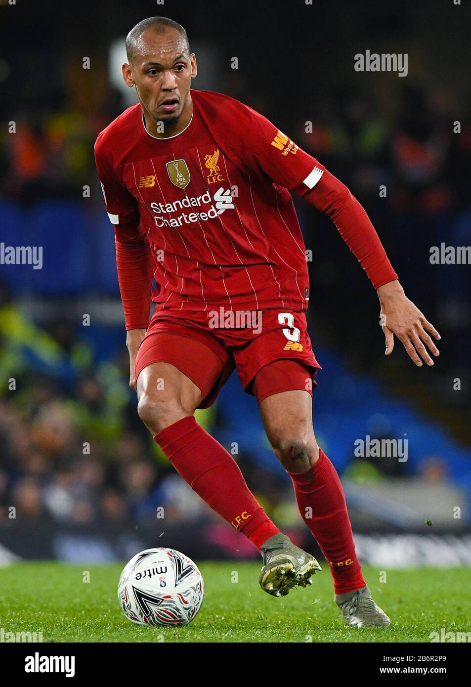 Fabinho of Liverpool - Chelsea v Liverpool, The Emirates fa Cup Fifth round, Stamford Bridge, London, UK - 3rd March 2020 solo per uso editoriale - si applicano le restrizioni di DataCo Foto Stock