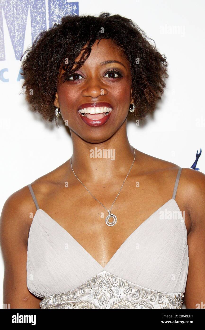 New York, NY, Stati Uniti. 15 Novembre 2009. Montego Glover alla serata di apertura di Broadway di 'Ragtime' al Teatro Neil Simon. Credito: Steve Mack/Alamy Foto Stock