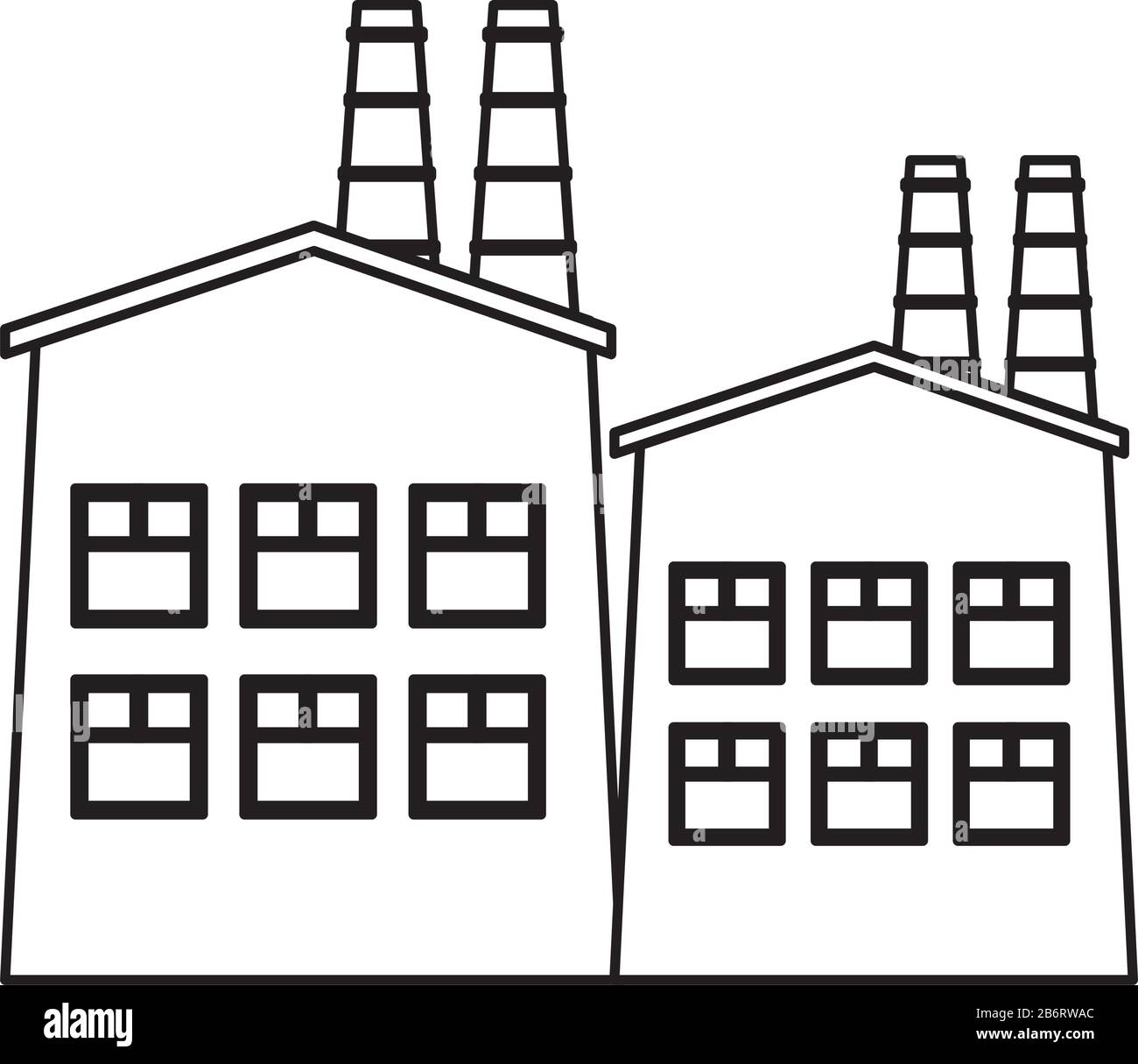 Icona dell'industria nucleare, grafico vettoriale Illustrazione Vettoriale