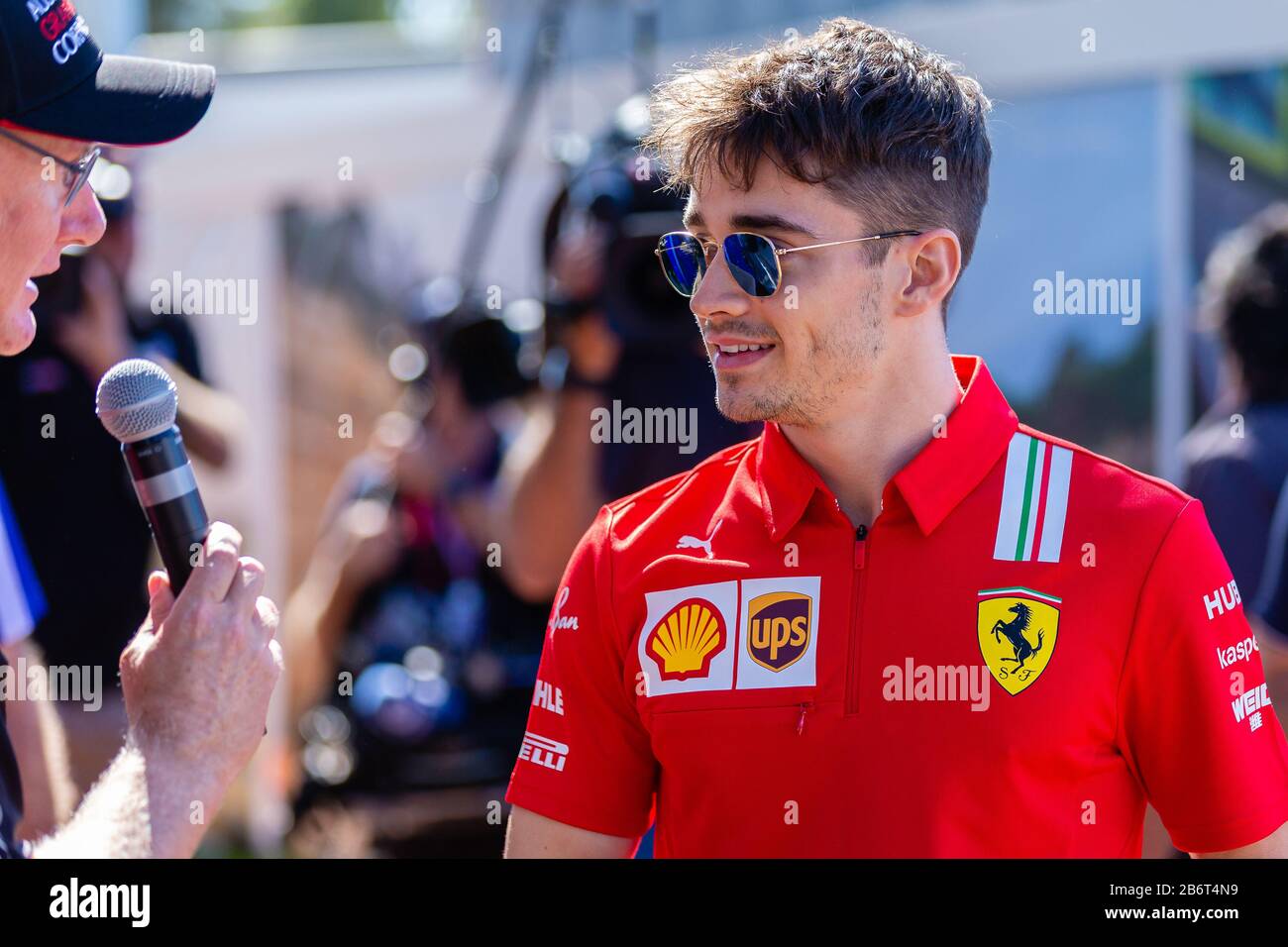 Melbourne, Australia, 12 Marzo 2020. Charles Leclerc (16) Guida Per La Scuderia Ferrari Mission Winnnow Durante Il Rolex Australian Grand Prix Di Formula 1, Melbourne, Australia. Credito: Dave Hewison/Alamy Live News Foto Stock