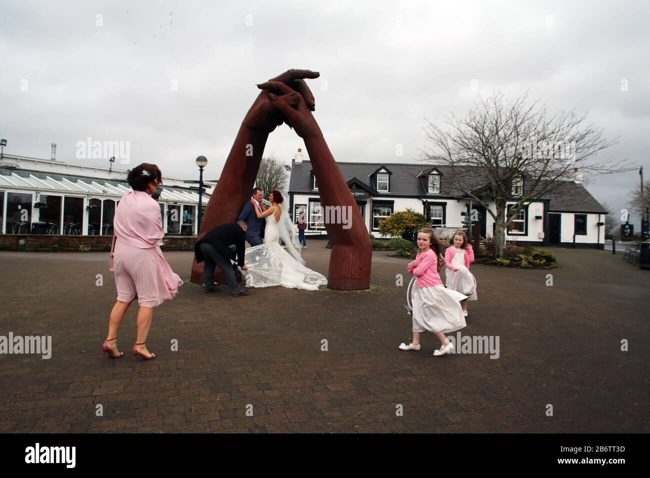 Mariage de Jolene et Andrew Jenkins / Jolene e il matrimonio di Andrew Jenkins Foto Stock
