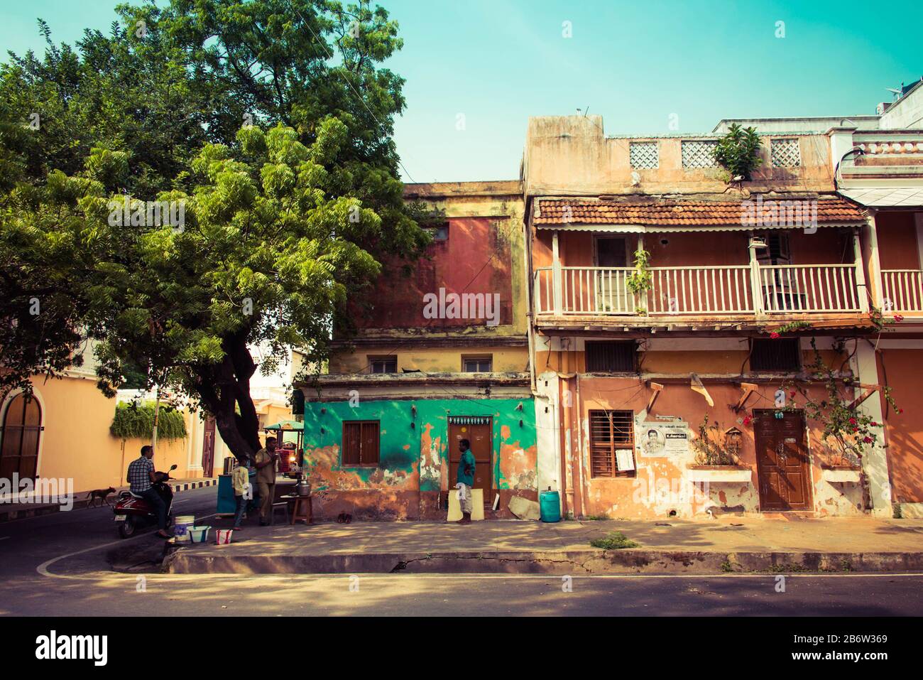 Pondicherry, India Foto Stock