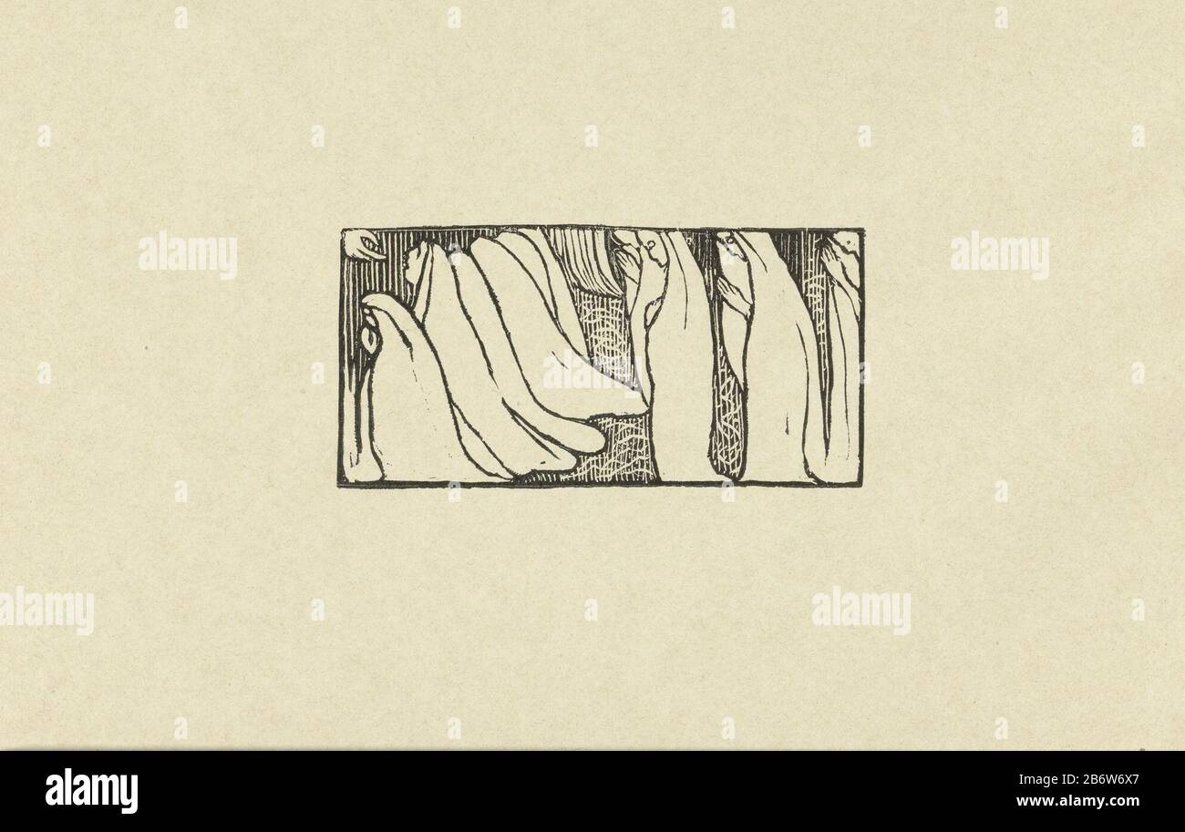 Illustrazione Per La Raccolta Poetica Sagesse Di Paul Verlaine Le Suore O Pregano Le Donne Velate E Inginocchiate Hanno Lasciato Una Mano Produttore Sembra Printmaker Maurice Denis Editore L Epreuvedrukker P Lemaire Luogo