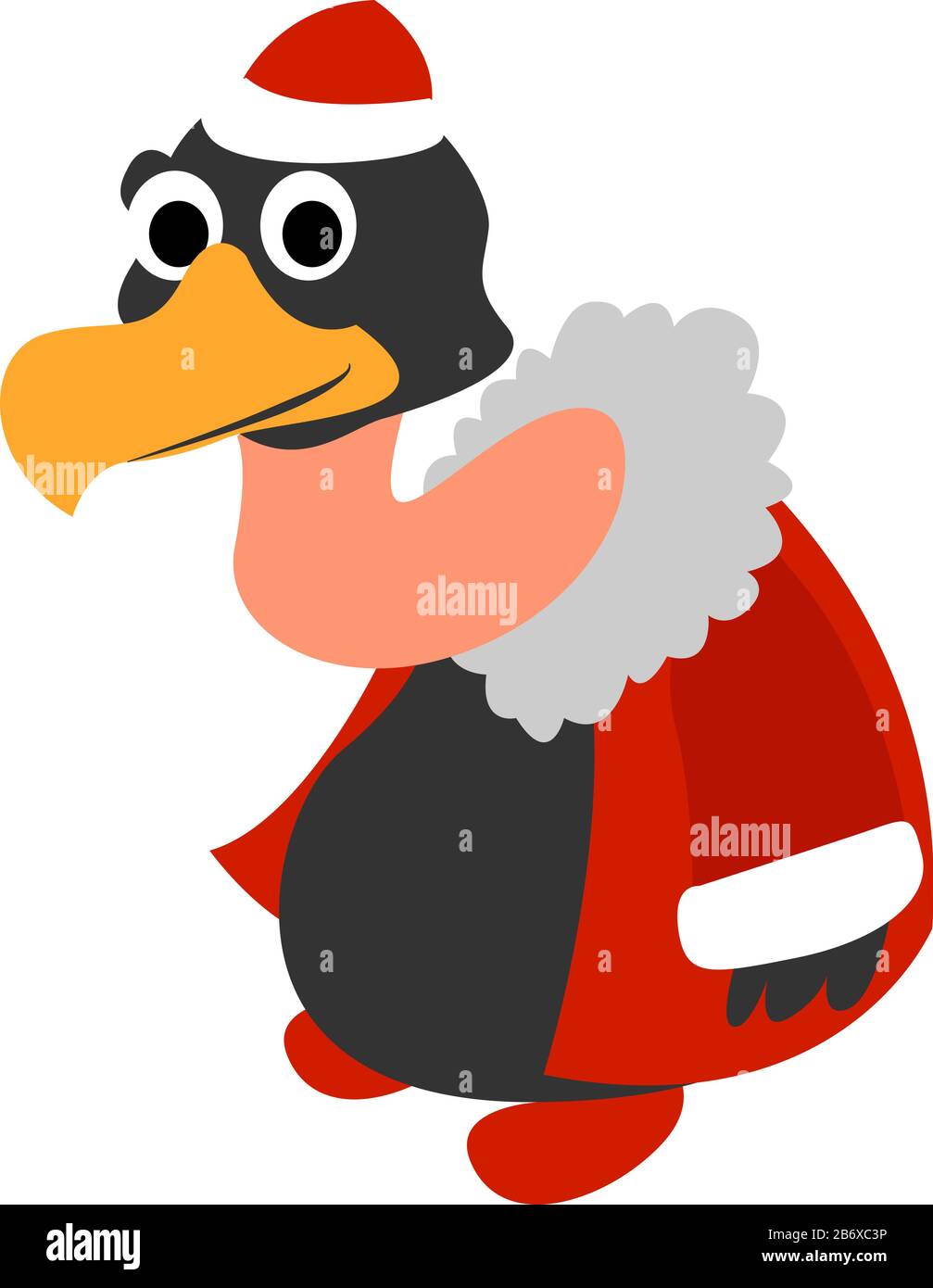 Vulture con abito, illustrazione, vettore su sfondo bianco. Illustrazione Vettoriale