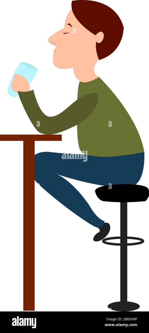 Contatore a barre, illustrazione, vettore su sfondo bianco. Illustrazione Vettoriale