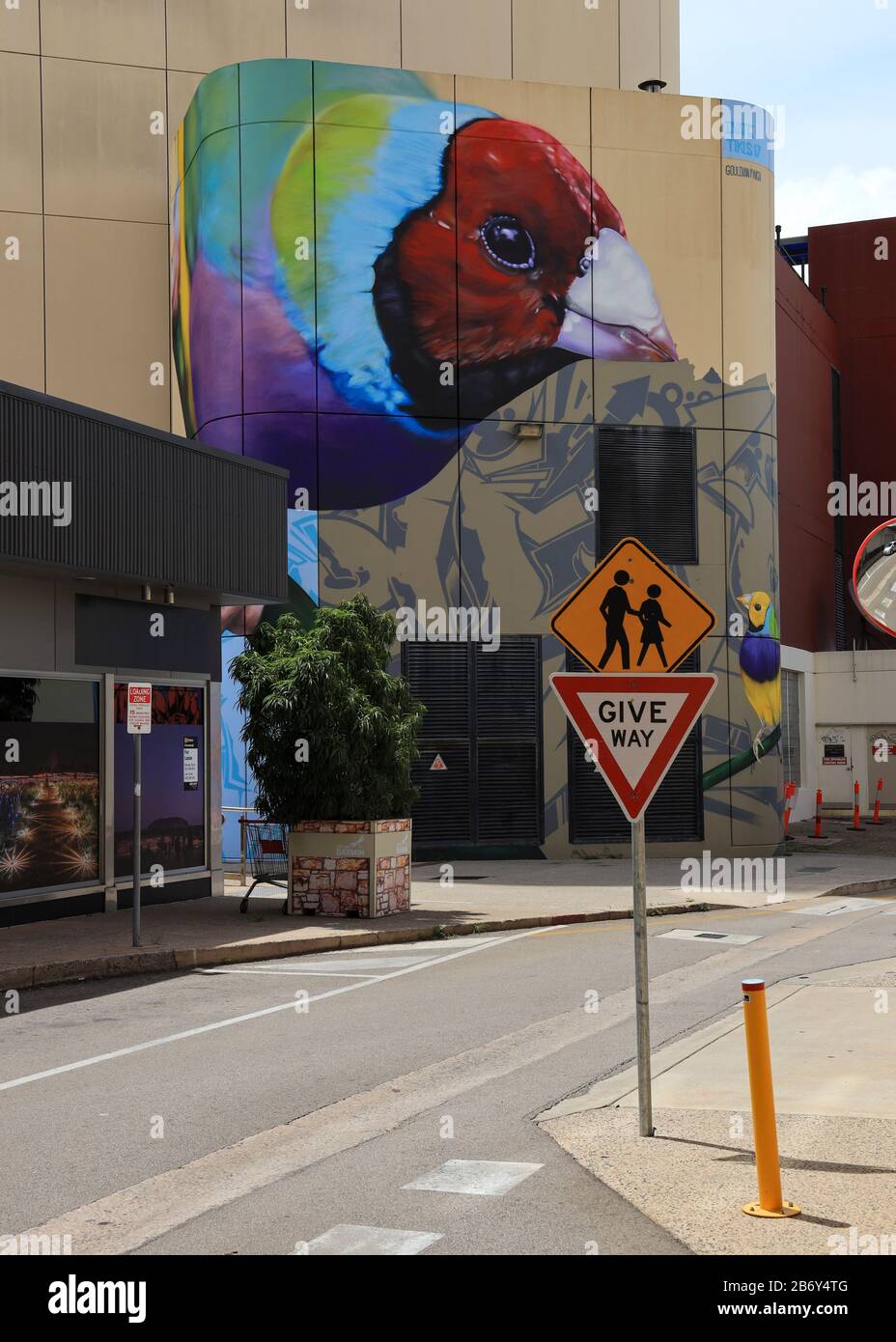 Graffiti in Darwin, Territorio del Nord, l'Australia Foto Stock