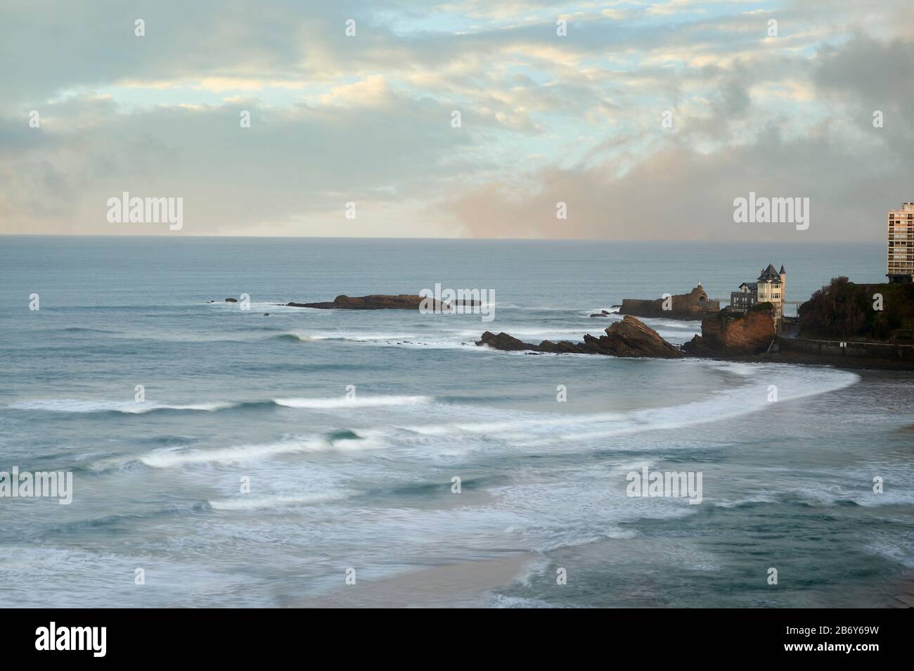 Biarritz, Pirenei Atlantiques, Aquitaine, Francia Foto Stock