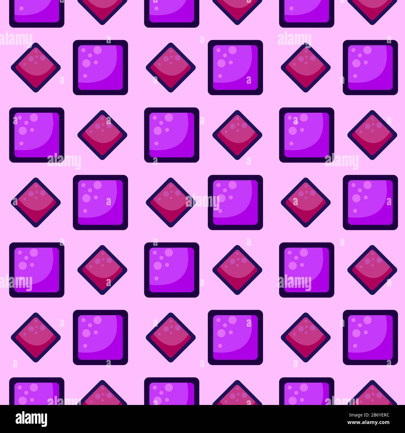 Ripetizione specchi, illustrazione, vettore su sfondo bianco. Illustrazione Vettoriale