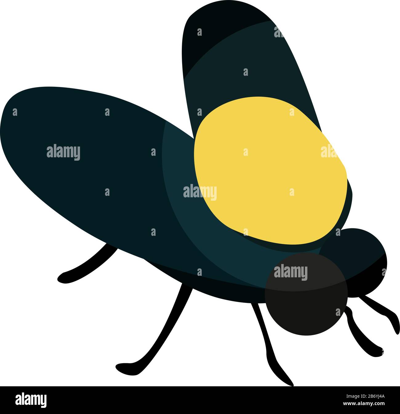 Volare, illustrazione, vettore su sfondo bianco. Illustrazione Vettoriale