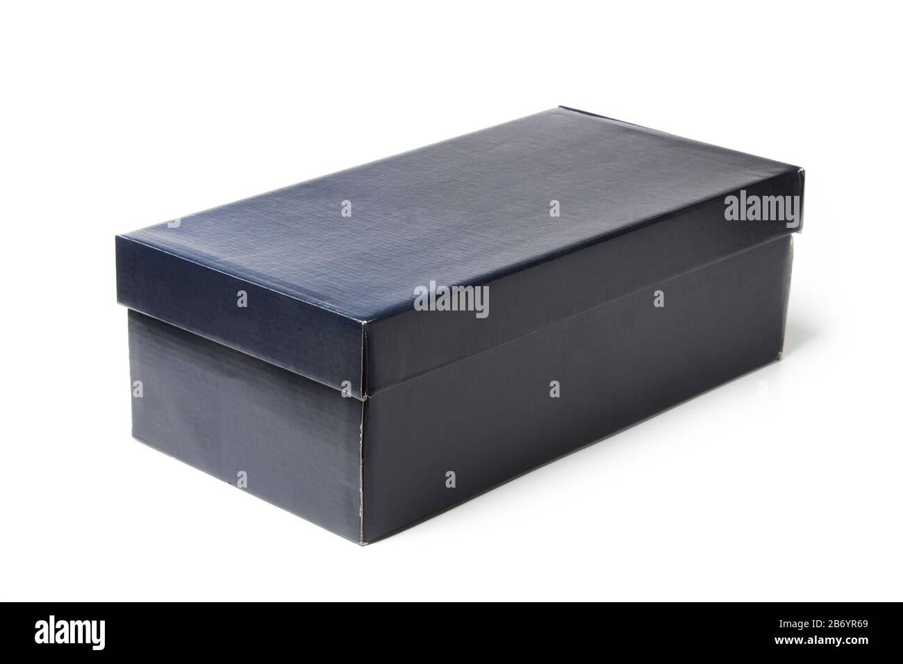 Shoebox closeup isolato su sfondo bianco Foto Stock