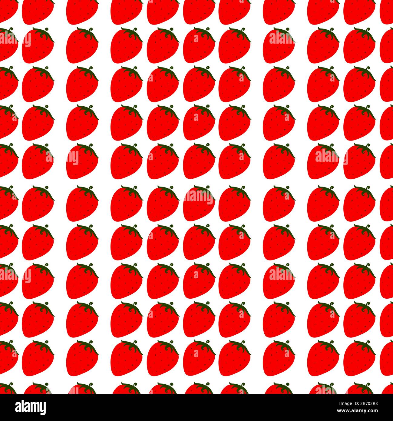 Disegno di fragola, illustrazione, vettore su sfondo bianco. Illustrazione Vettoriale