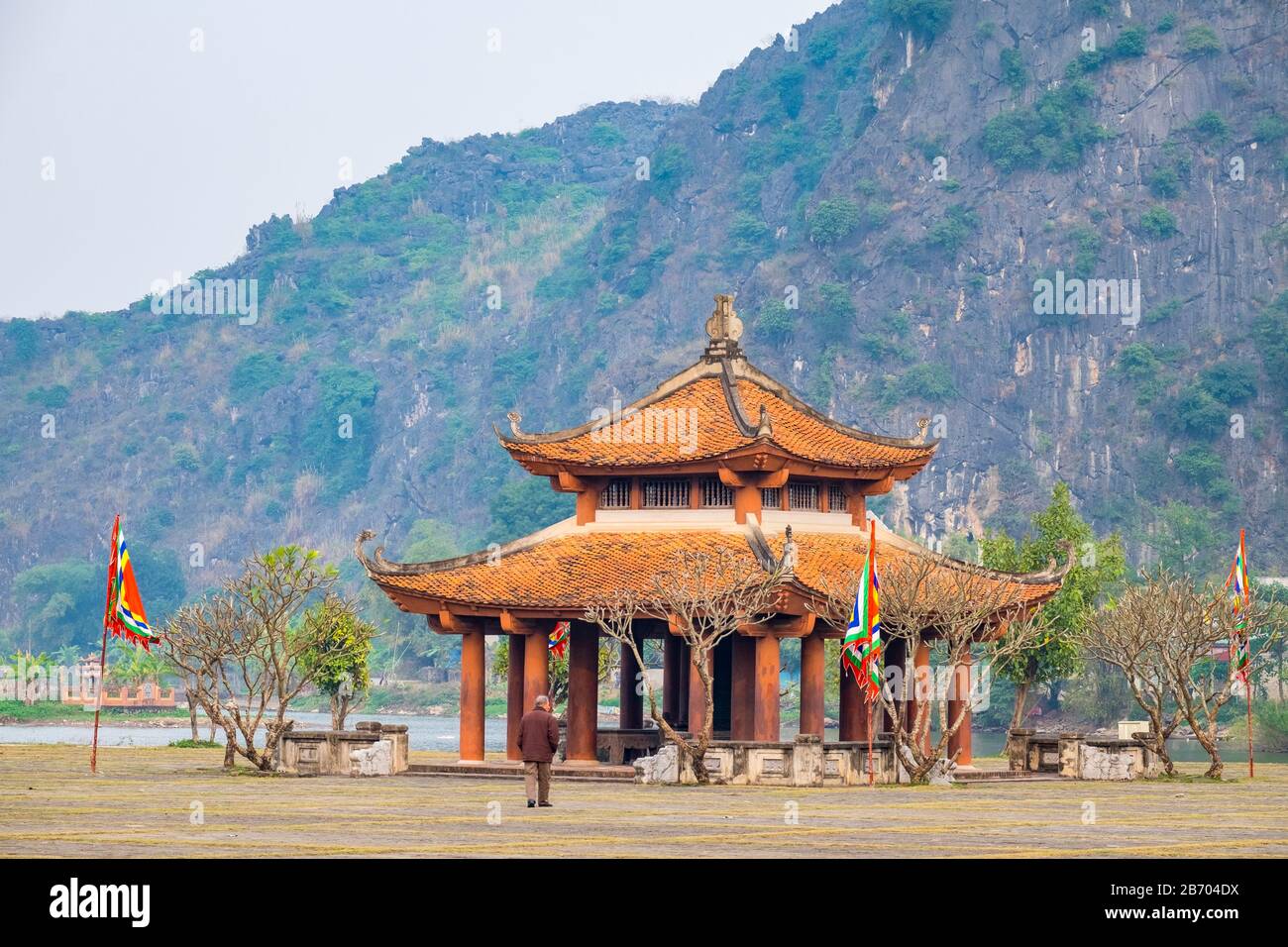 Pagoda A Hoa Lu, Antica Capitale Del Vietnam, Comune Di Truong Yen, Distretto Di Hoa Lu, Provincia Di Ninh Binh, Vietnam Foto Stock