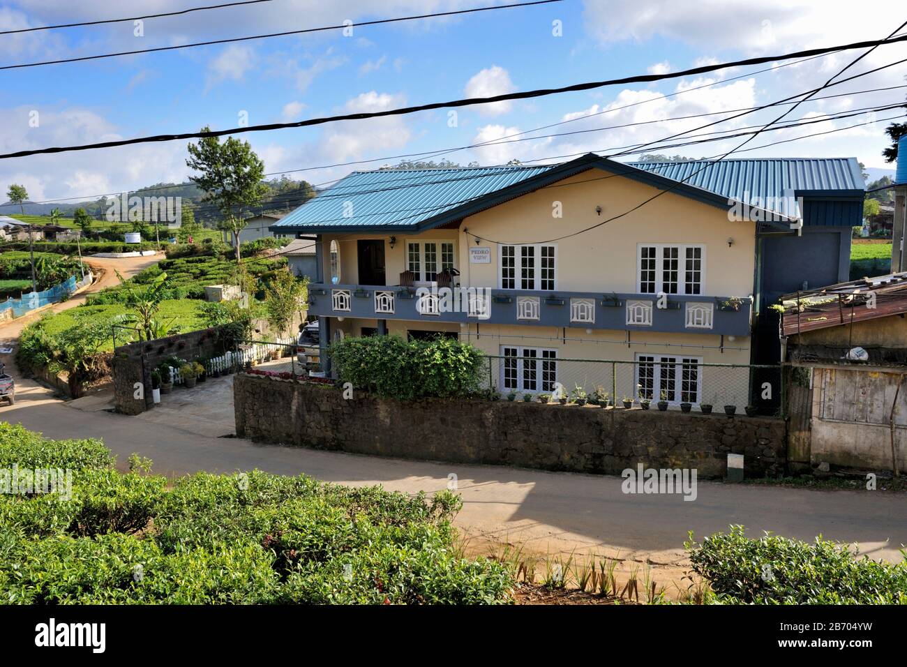 Sri Lanka, Nuwara Eliya, casa rurale Foto Stock