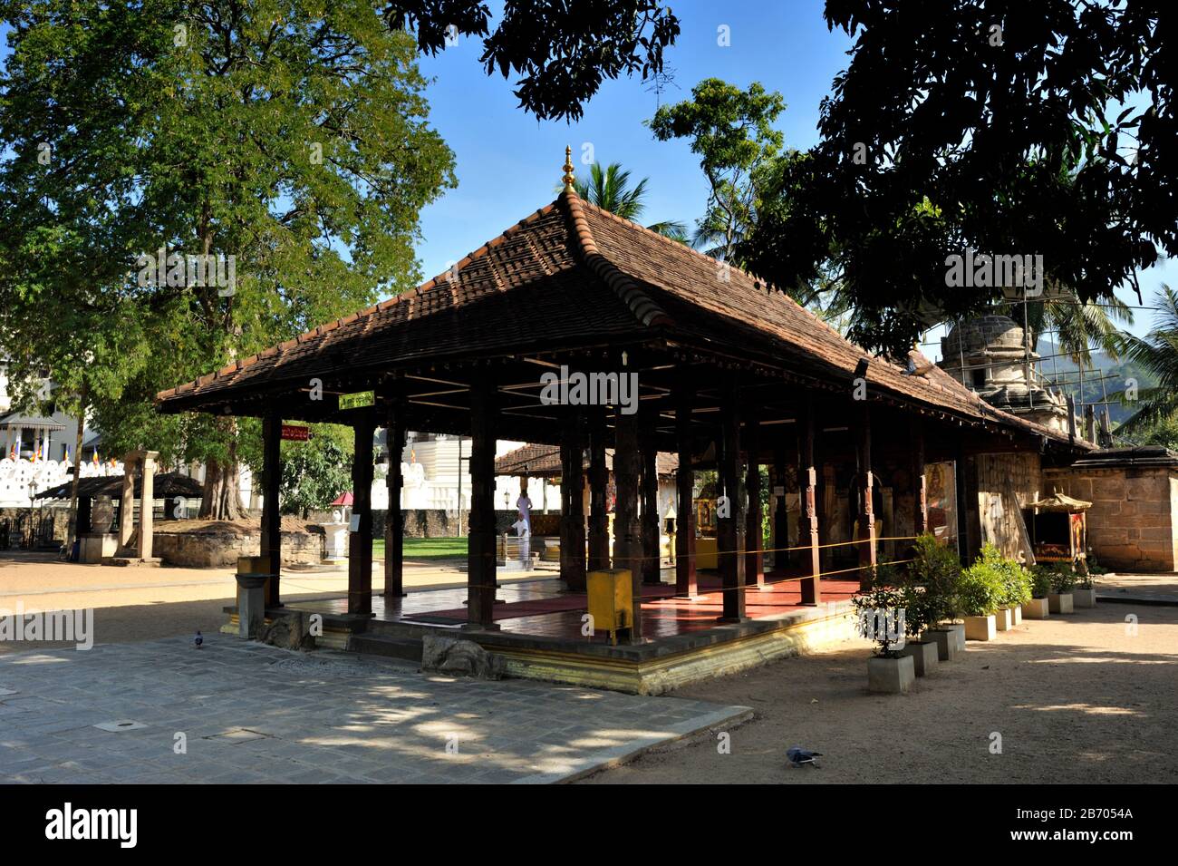 Sri Lanka, Kandy, tempio di Natha devale Foto Stock