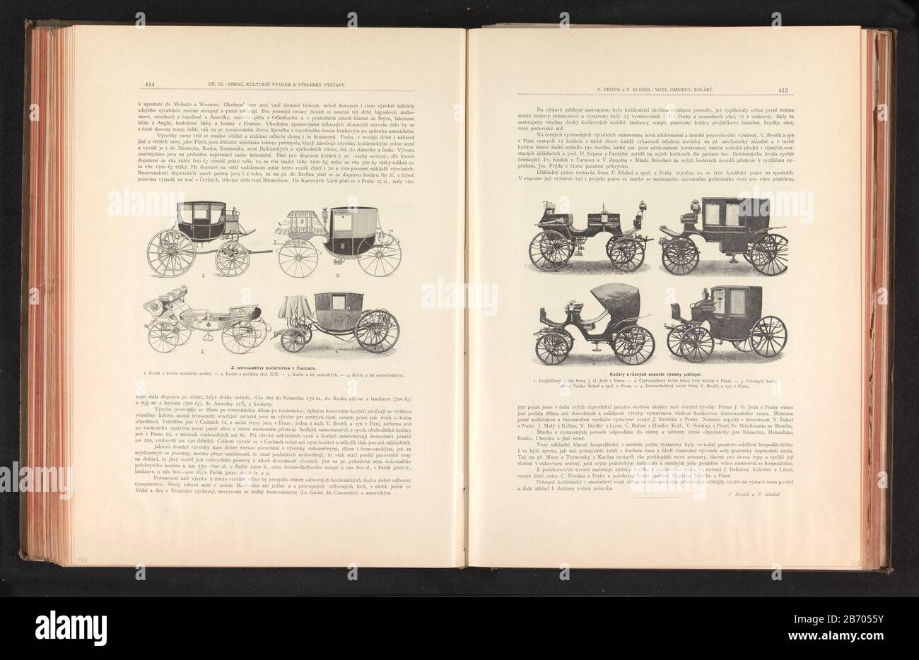 KoetsZ retrospektivy kocarnictva v Cechách (oggetto del titolo) Tipo Di Oggetto: Stampa fotomeccanica numero Oggetto: RP-F-2001-7-749B-220 fabbricante : fotografo: Anoniemclichémaker: Carl Bellmann Fabbricazione Luogo: Praga datazione: CA. 1890 - in o per 1895 Materiale: Carta Tecnica: Autotipia dimensioni: Immagine: H 47 mm × b 91 mmToelichtingPrent a pagina 414. Oggetto: Veicolo a quattro ruote trainato da animali, ad esempio: Cabina, trasporto, pullman Foto Stock