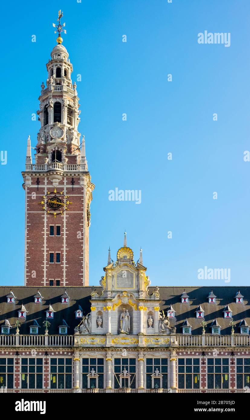 Centrale Bibliotheek (Central Library), Leuven, Brabante Fiammingo, Fiandre, in Belgio Foto Stock