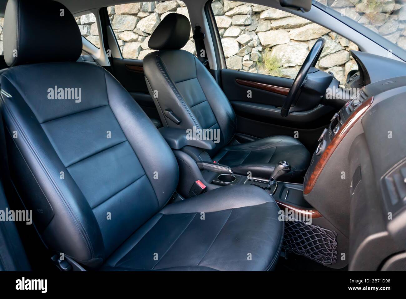 Mercedes Benz A classe Avantgarde trump attrezzature, rivestimenti in pelle, cambio automatico, anno 2007 Foto Stock