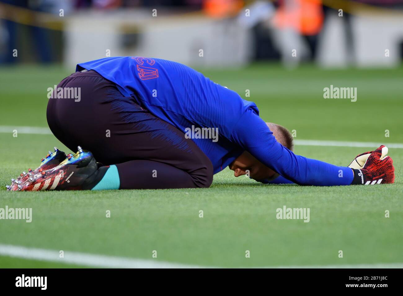Barcellona - MAR 7: Marc-Andre ter Stegen gioca alla partita de la Liga tra il FC Barcelona e il Real Sociedad de Futbol allo stadio del Camp Nou di marzo Foto Stock