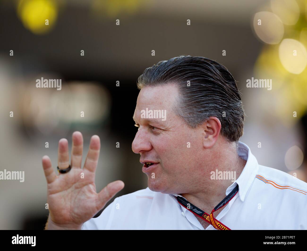Zak Brown Foto Stock