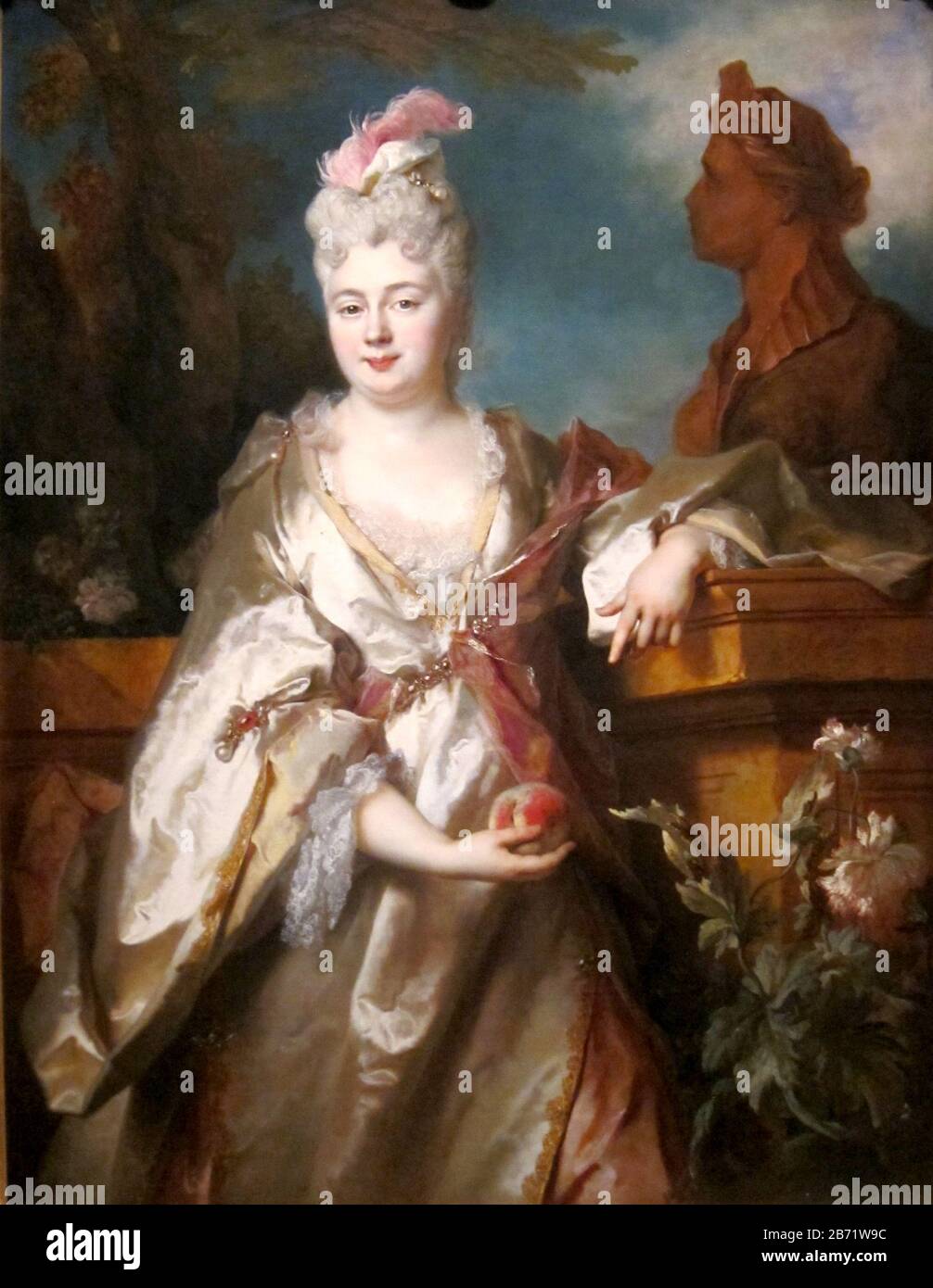 Ritratto di Jeanne-Cécile le Guay de Montgermon di Nicolas de Largillière Foto Stock