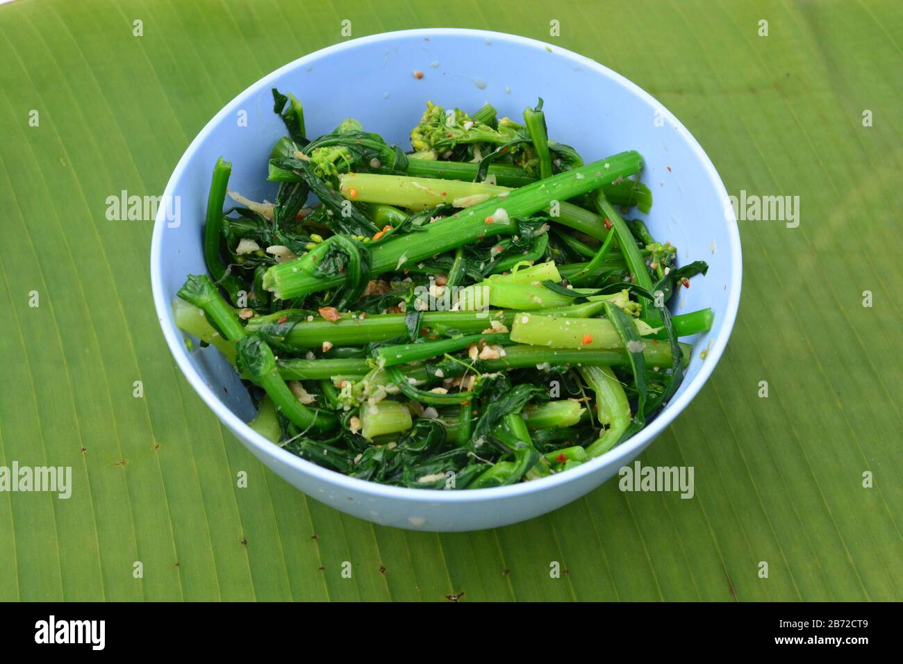 Mescolare le verdure cantonesi fritte Foto Stock