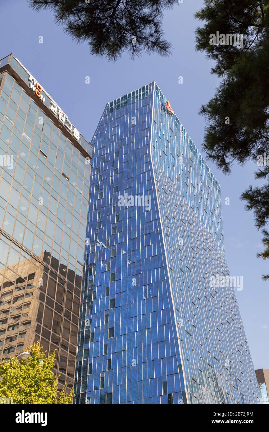 Grattacieli, Seoul, Corea del Sud Foto Stock