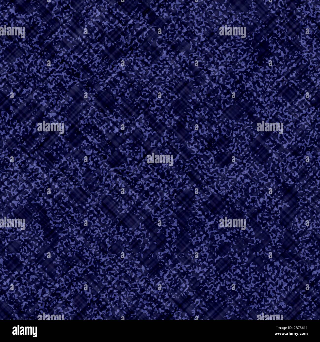 Indigo blu batik tinto tessuto effetto texture sfondo. Campione giapponese senza cuciture a ripetizione. Colorante candeggina a griglia incrociata con croci pittorici. Maschile come Foto Stock