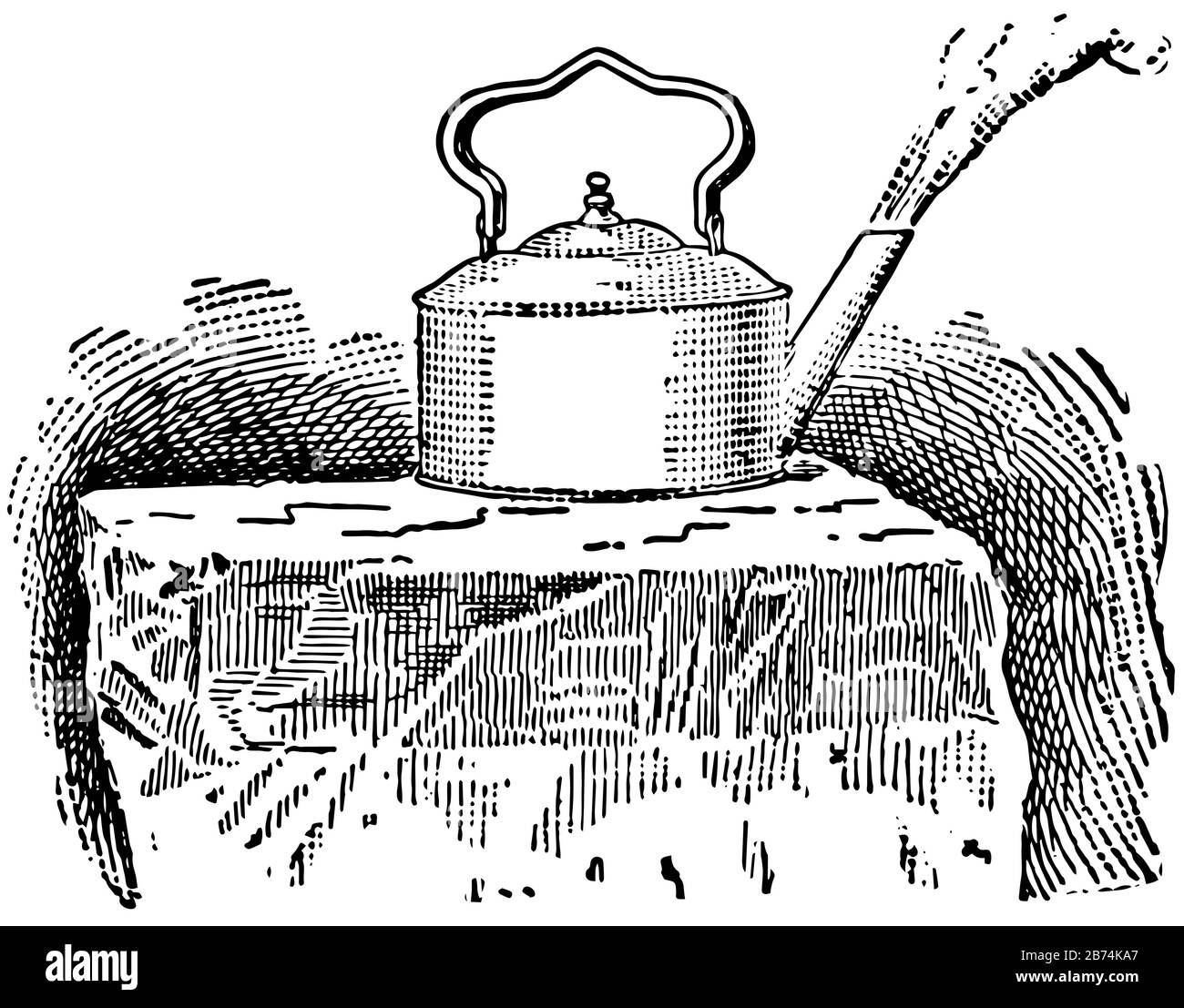L'aria liquida è l'aria ridotta a forma liquida, il disegno a linee vintage o l'illustrazione dell'incisione. Illustrazione Vettoriale