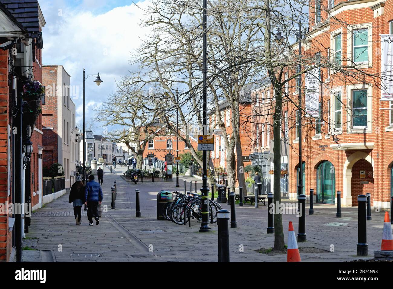 Bridge Street nel Royal Borough di Windsor Berkshire Inghilterra Regno Unito Foto Stock