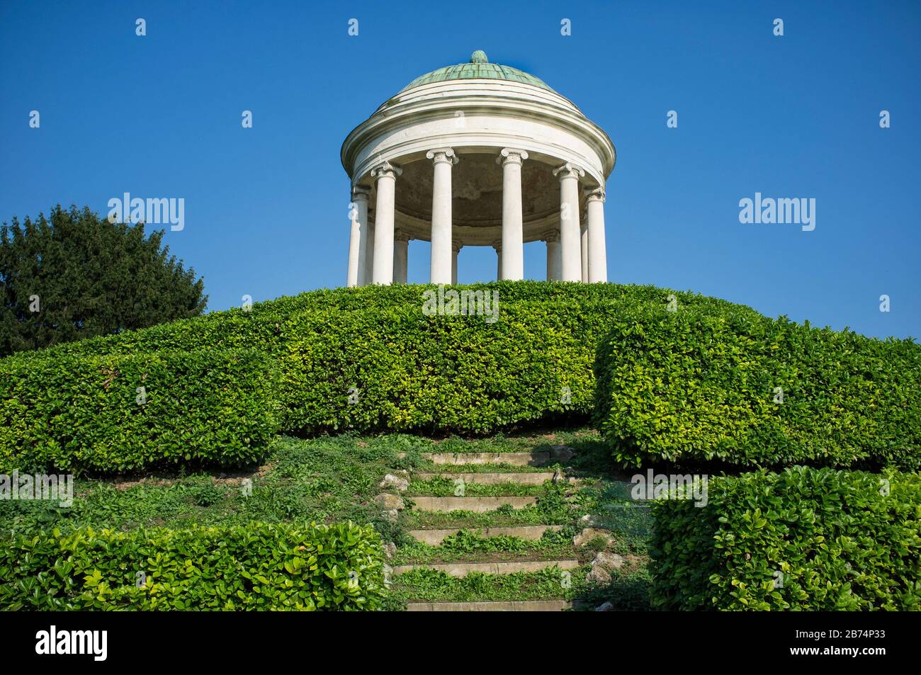 Parco Querini nella città di Vicenza, Italia Foto Stock