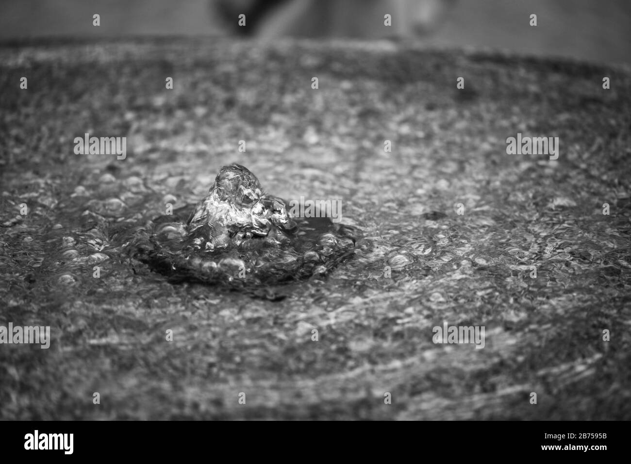Fonte di acqua termale a Karlovy Vary Foto Stock