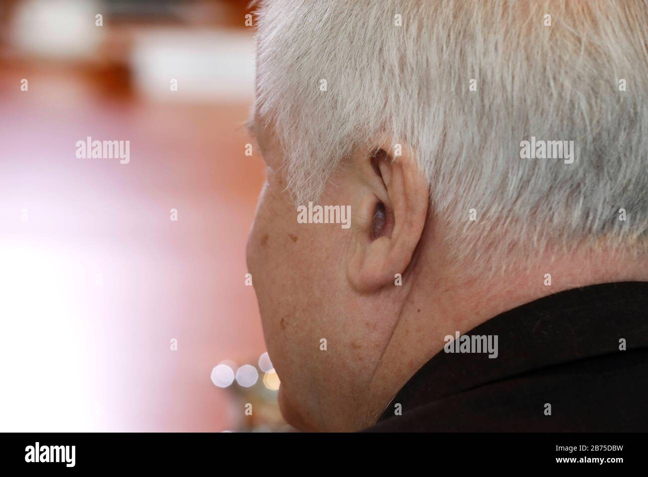 Ritratto di Horst Seehofer, prima dell'inizio di una riunione di gabinetto nella Cancelleria. [traduzione automatica] Foto Stock